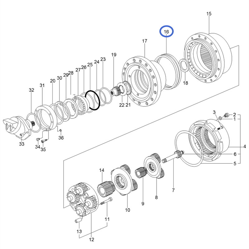 HYUNDAI R450LC-7  R450LC-7A  R500LC-7  R500LC-7A floating seal ZTAJ-00017 ZTAJ-00116