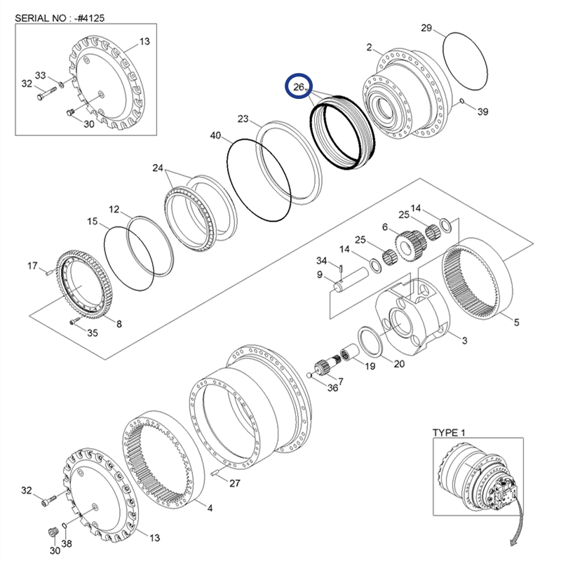 HYUNDAI R140LC-7 R180LC-7 R210LC-7 R210LC-7A floating seal XKAH-01675