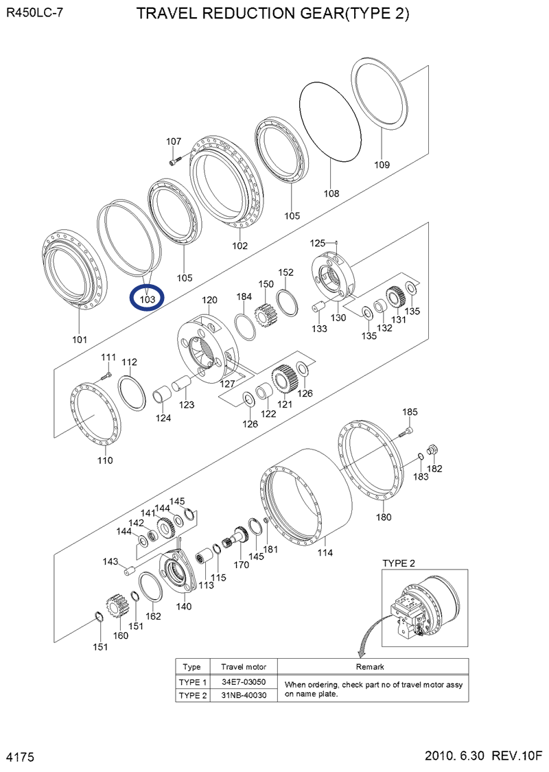 HYUNDAI R450 R500 R480 R520 floating seal XKAH-01290