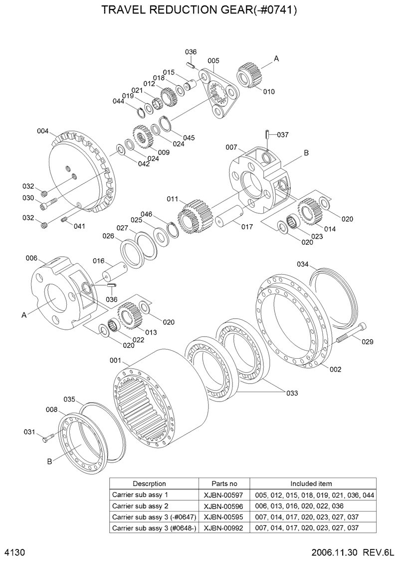 HYUNDAI R360LC-7 R370LC-7 floating seal XJBN-00606