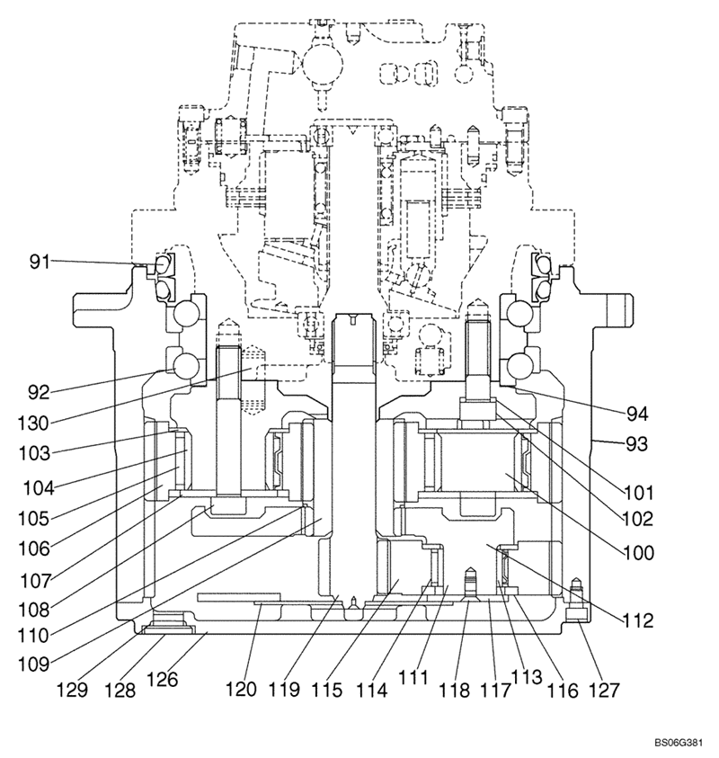 CASE CX160 CX210 CX225 CX240 floating seal LZ006890