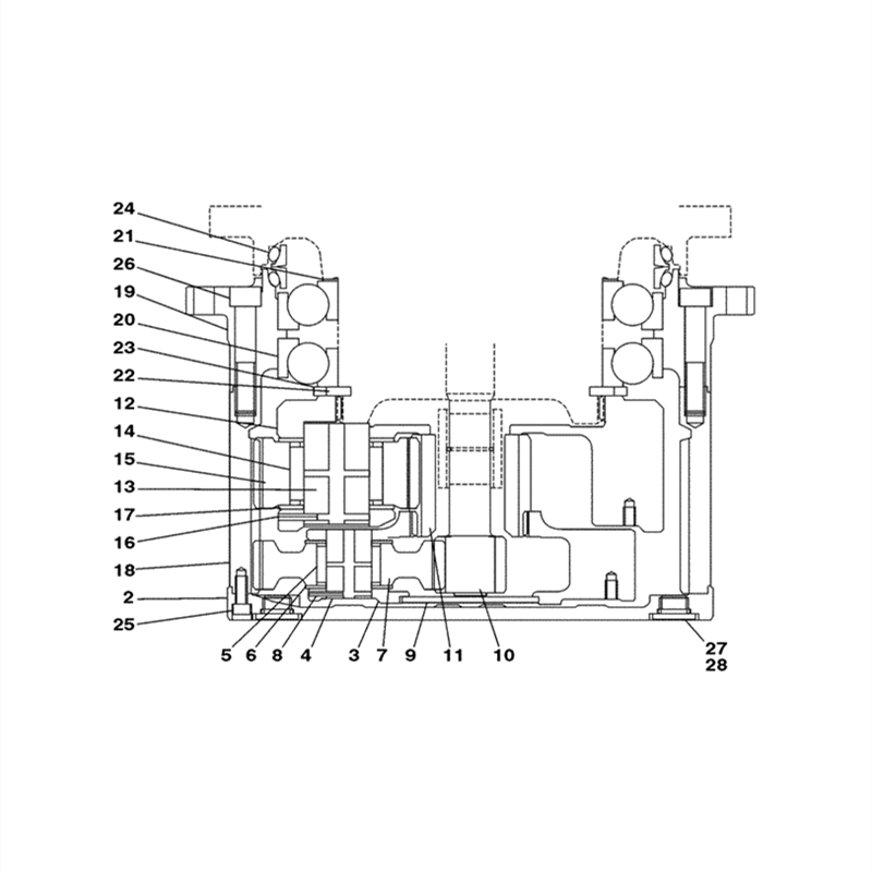 CASE CX290 CX330 CX350 CX460 CX470 floating seal LE00993